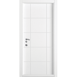 БРОНЕДВЕРІ Вхідні двері МОДЕЛЬ KA14 білий супермат